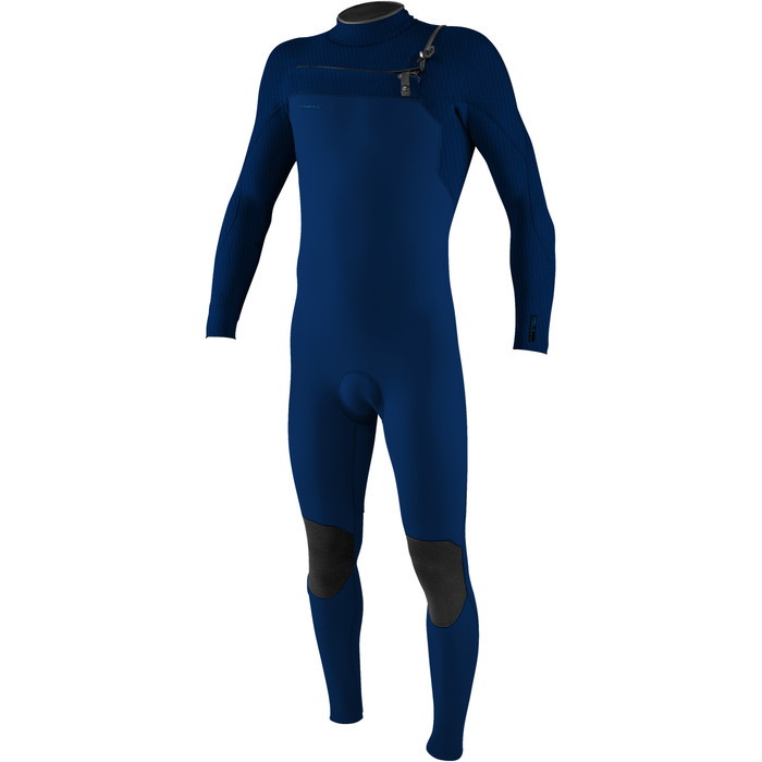 2024 O'Neill Hombres Hyperfreak+ 4/3mm Chest Zip Neopreno 5344 - Navy