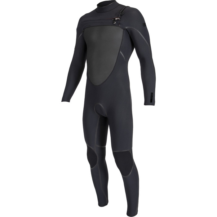 2024 O'Neill Mens Psycho Tech 3/2+mm Chest Zip Wetsuit 5504 - Black