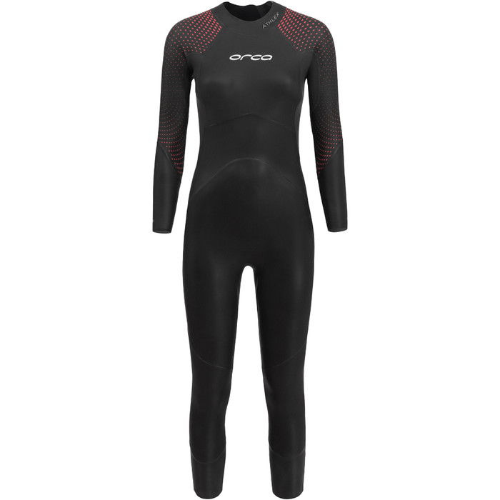 2024 Orca Mujer Athlex Float Back Zip Triatln Neopreno MN56TT44 - Red Buoyancy