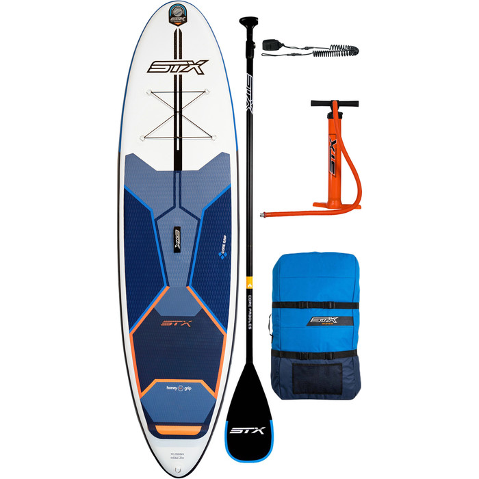 2023 Stx 10'6" Paquete Stand Up Paddle Board Hinchable Para Freeride: Tabla, Remo, Bolsa, Inflador Y Leash