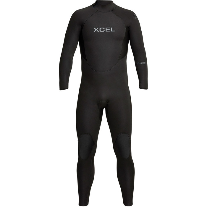 2024 Xcel Mens Axis 5/4mm Back Zip Wetsuit MN54AXG0 - Black