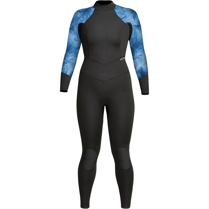 2023 Xcel Womens Axis 5/4mm Back Zip Wetsuit WN54AXG0 - Black / Tie Dye