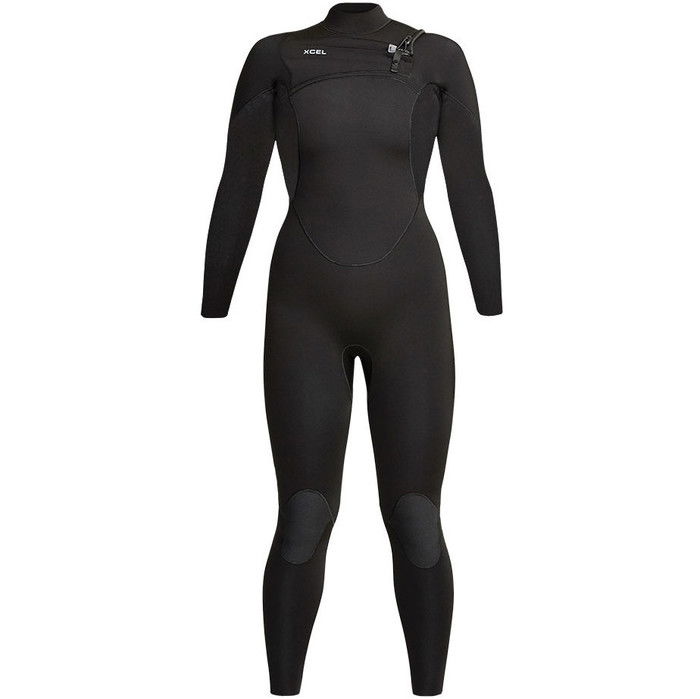 2024 Xcel Mujer Comp 5/4mm Chest Zip Neopreno WN54ZXC0 - Black