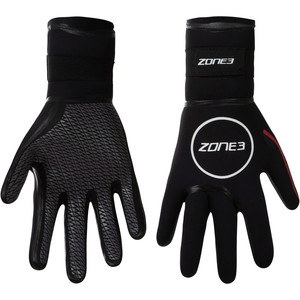 2024 Zone3 Neopreno Calor- Tech Warmth Gloves Na18uhtg101 - Negro / Rojo