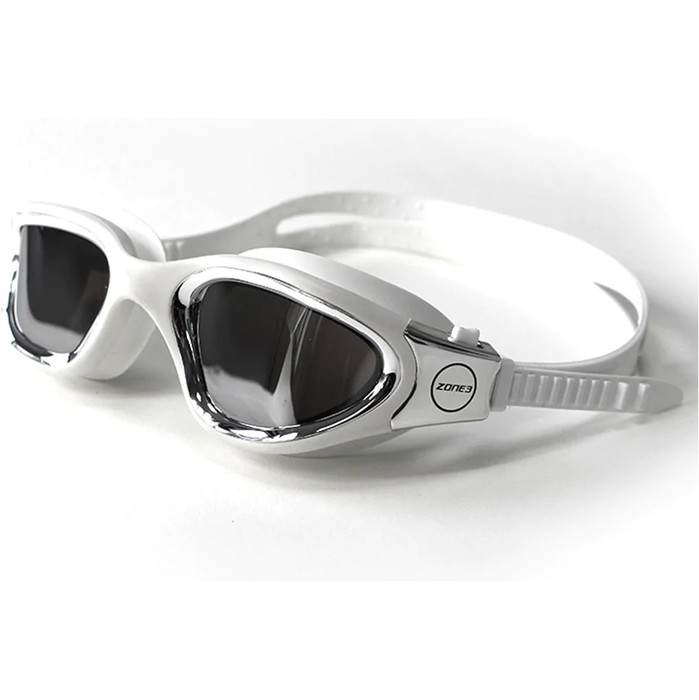 2024 Zone3 Gafas De Natacin Vapour Sa18gogva102 - Blanco / Plata