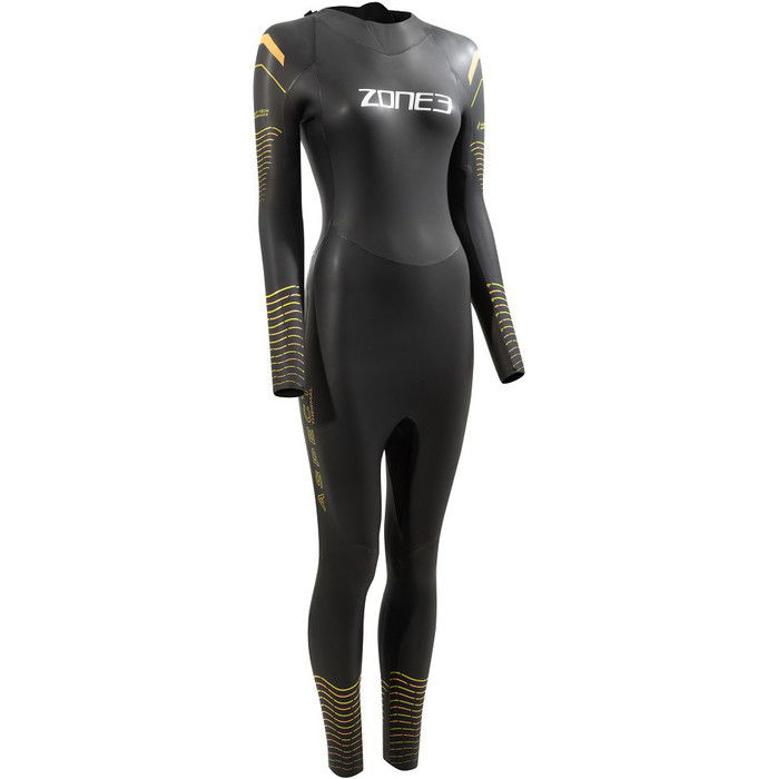 2022 Zone3 Mujer Thermal Aspect Breaststroke Neopreno WS21WTMA101 - Black / Orange / Yellow