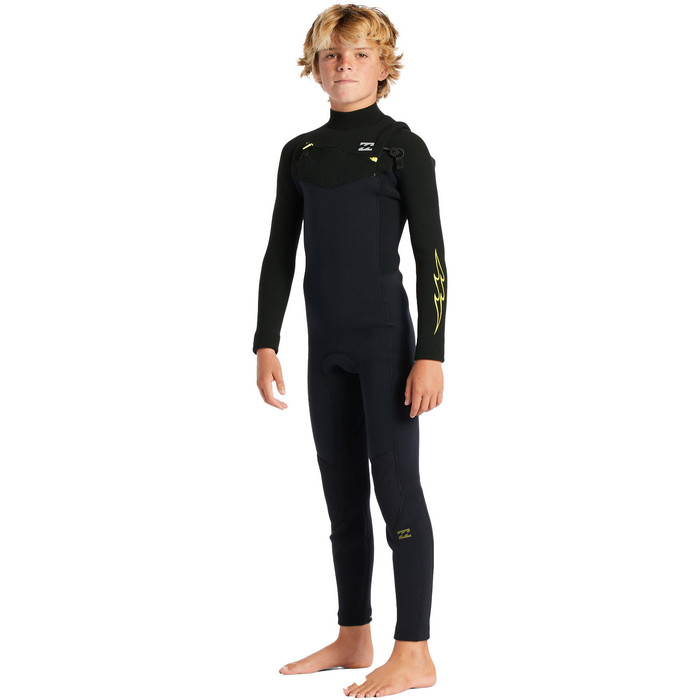 2023 Billabong Junior Revolution 4/3mm Gbs Chest Zip Neopreno ABBW100124 - Surplus