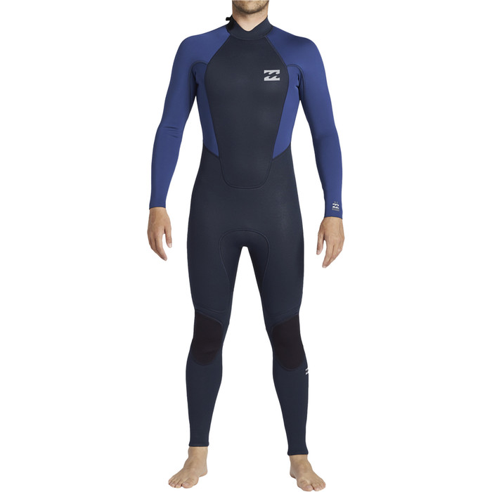 2023 Billabong Hombres Intruder 3/2mm Back Zip Gbs Neopreno ABYW100202 - Navy