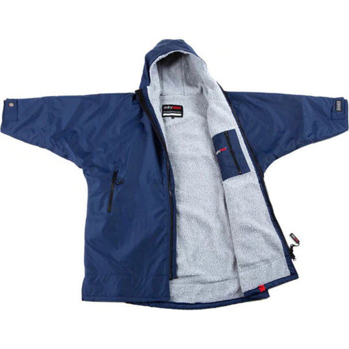 2024 Dryrobe Junior Advance Cambio De Manga Larga Robe V3 V3KSLSDA - Navy / Blue / Grey