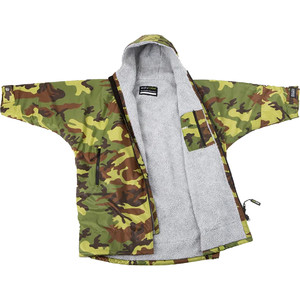 2024 Dryrobe Junior Advance Cambio De Manga Larga Robe V3 V3KSLSDA - Camo Grey