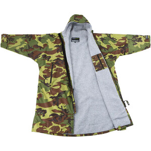 2024 Dryrobe Advance Long Sleeve Changing Robe V3 DALSV3 - Camo Grey