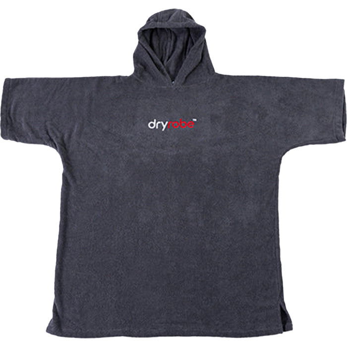 2024 Dryrobe Toalla Con Capucha De Algodn Orgnico Cambio Robe V3 DOCTV3 - Slate Grey