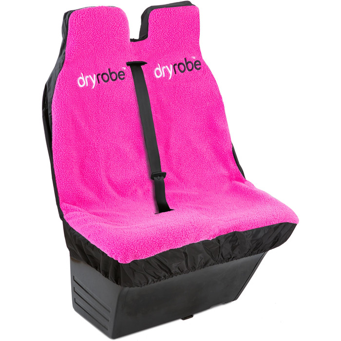 2024 Dryrobe Double Car Seat Cover V3 V3DRDCSC - Black / Pink