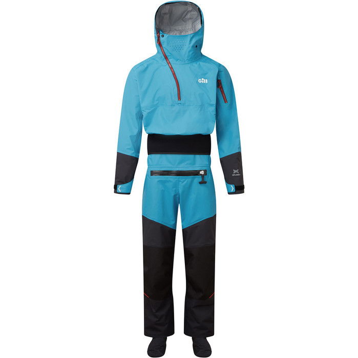 2024 Gill Verso Back Zip Traje Seco 4805SE - Bluejay