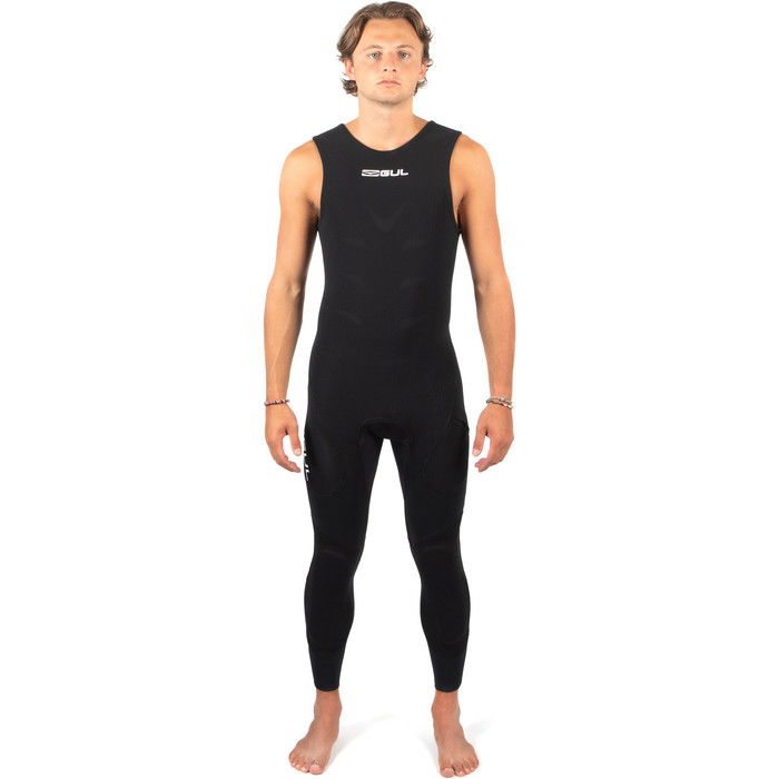 2024 Gul Mens Code Zero 3/2mm GBS Long John Wetsuit CZ4207/C2 -Black