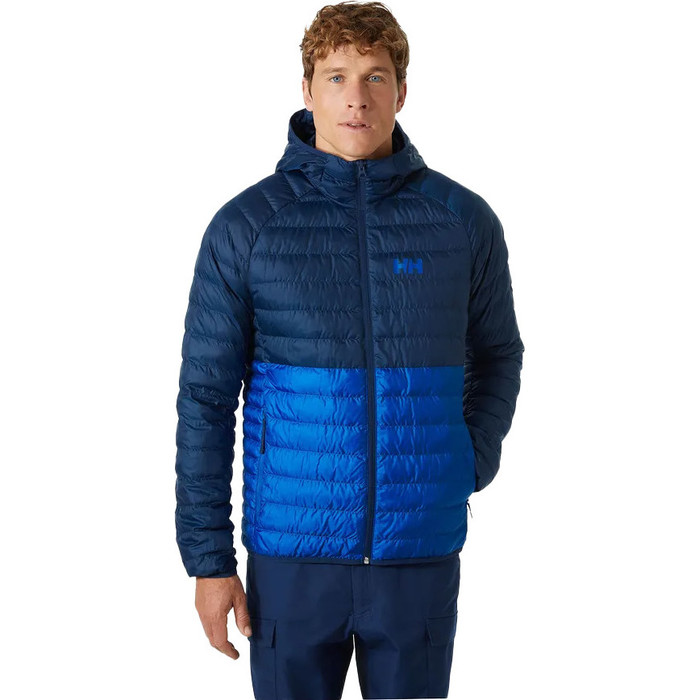 2024 Helly Hansen Hombres Banff Chaqueta De Vela Con Capucha Insulator 63251 - Cobalto 2.0