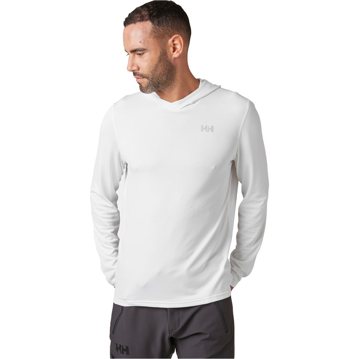 2024 Helly Hansen Hombres Lifa Active Sudadera Con Capucha Solen 49347 - Blanco