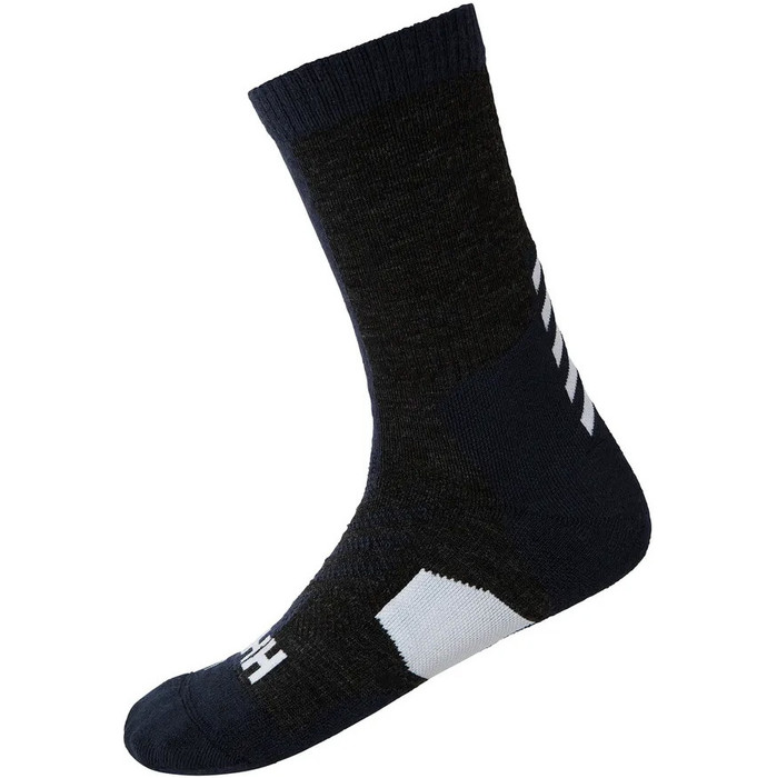 2023 Helly Hansen Mens Warm Crew Hiking Socks 67471 - Navy