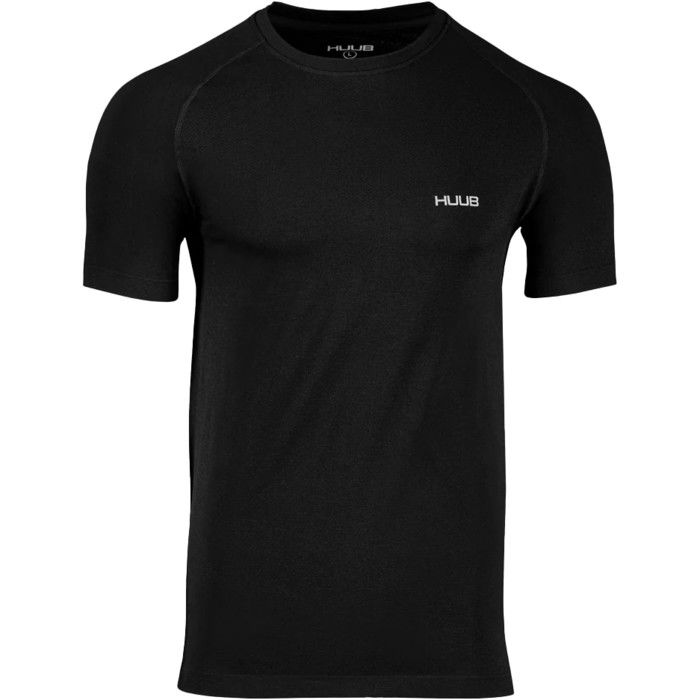 2024 Huub Mens Seam Free Short Sleeve Top SEAMFREBSS - Black