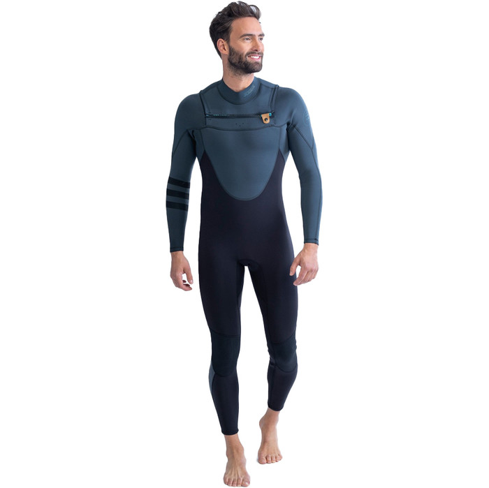 2024 Jobe Mens Perth 3/2mm Chest Zip Wetsuit 303520004 - Grey