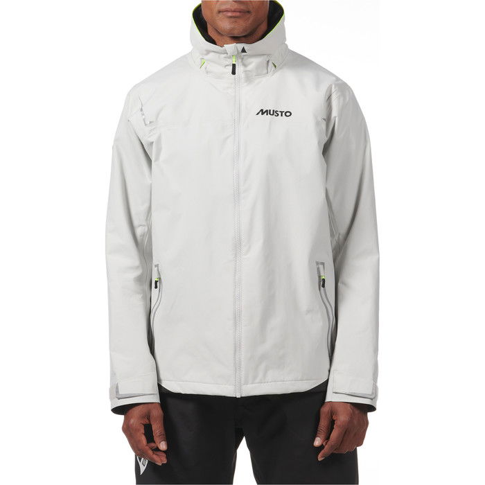 2024 Musto Hombre Br1 Chaqueta De Vela Solent 82400 - Platino