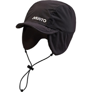 2024 Musto Hombre Mpx Gorro Impermeable Con Forro Polar 82268 - Negro