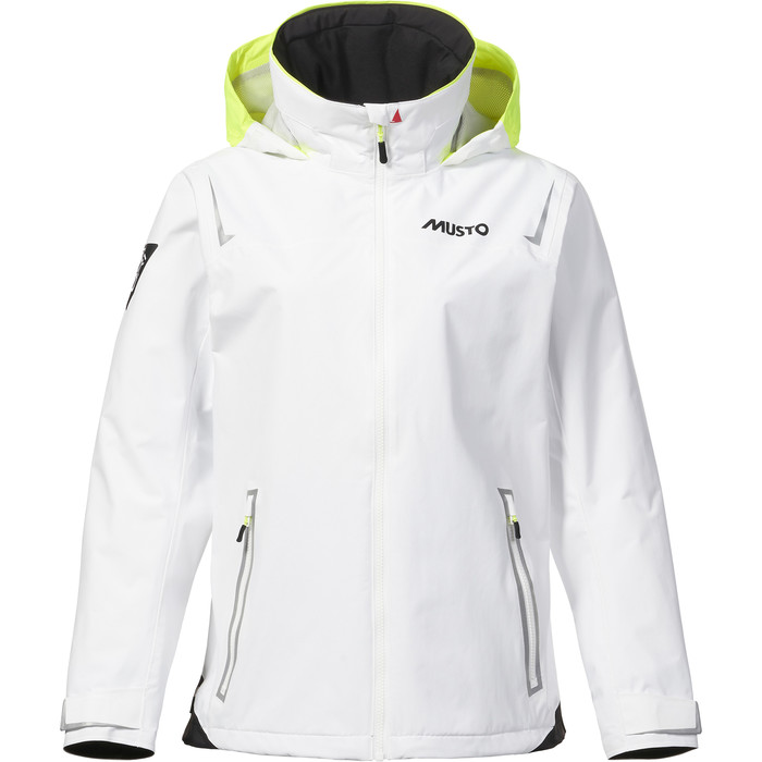 2024 Musto Para Mujer Br1 Chaqueta De Vela Solent 82404 - Blanco