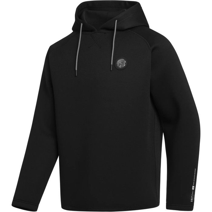 2024 Mystic Grit 2mm Neoprene Hoodie 35017.230330 - Black