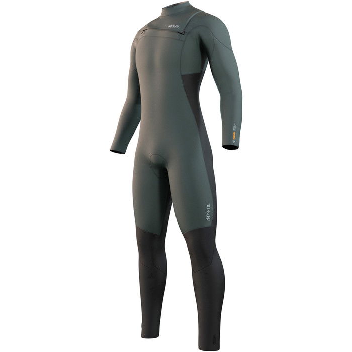 2024 Mystic Mens Majestic 5/4mm Chest Zip Wetsuit 35000.230000 - Cypress Green