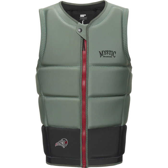 2023 Mystic Hombres Chaleco De Impacto Peacock Wake 35005.230227 - Dark Olive