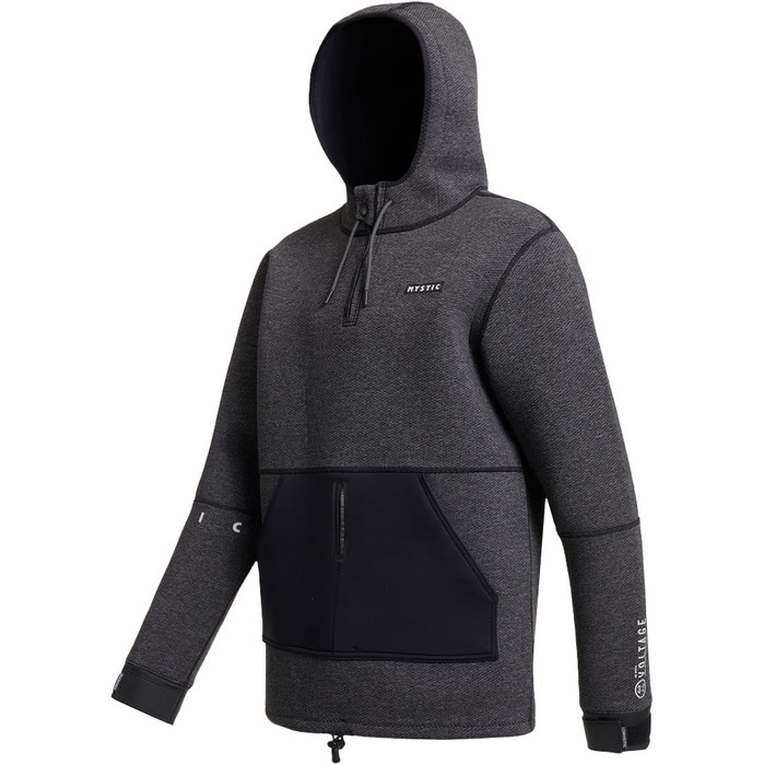 2023 Mystic Hombres Voltage Sweat 3mm Sudadera De Neopreno Con Capucha 35017.230355 - Grey