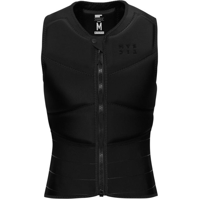 2024 Mystic Womens Star Front Zip Impact Vest 35005.230232 - Black