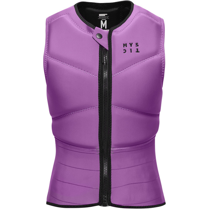 2024 Mystic Womens Star Front Zip Impact Vest 35005.230232 - Sunset Purple