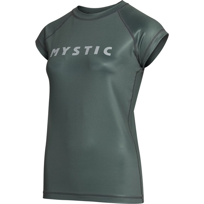 2023 Mystic De Mujer Star Manga Corta Lycra Vest 35001.230183 - Oscuro Olive