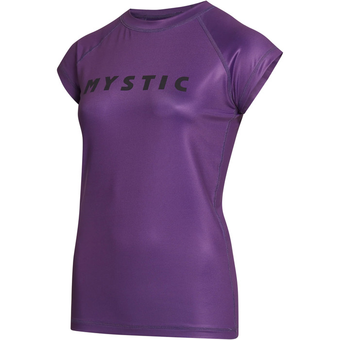 2023 Mystic De Mujer Star Manga Corta Lycra Vest 35001.230183 - Sunset Purple