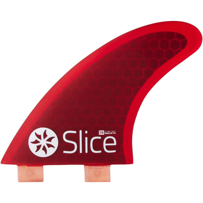 2024 Northcore Slice Ultra Light Hex Core S3 FCS Compatible Aletas Surfboard SLI-01 - Red