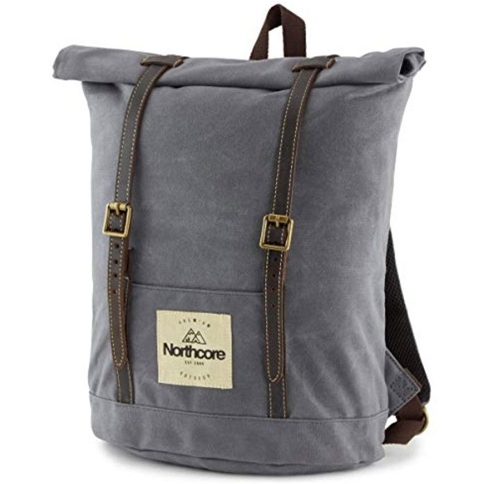 2024 Northcore Mochila De Lona Encerada NOCO118 - Stone Grey