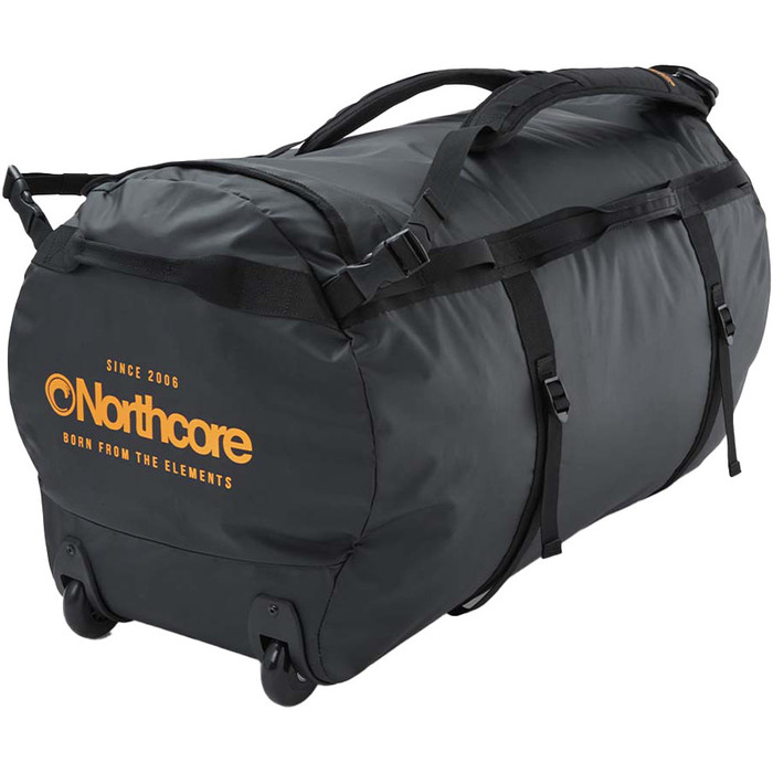 2024 Northcore Bolsa De Viaje Con Ruedas 110L NOCO123DB - Black / Naranja