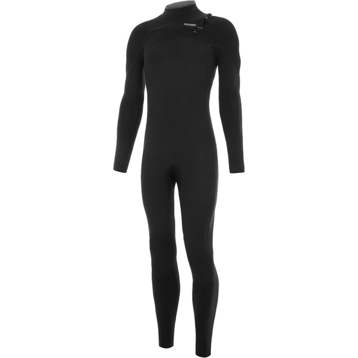 2024 Nyord Mens Furno Ultra Plus 5/4mm Chest Zip Wetsuit FUPM54001 - Black