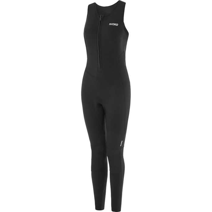 2024 Nyord Womens Tempus 2/2mm Front Zip Long Jane Wetsuit N04BA00012 - Black