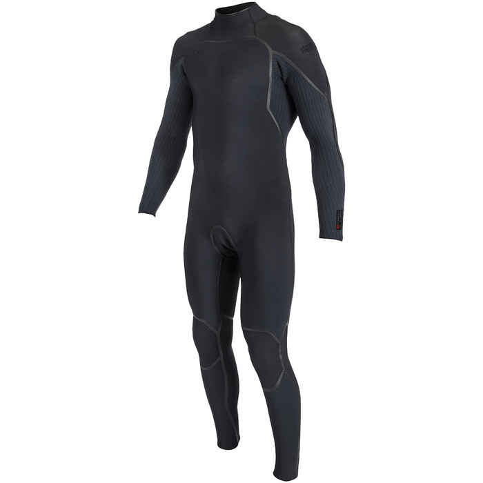 2024 O'Neill Mens Hyperfreak Fire 3/2mm+ Back Zip Wetsuit 5515 - Black