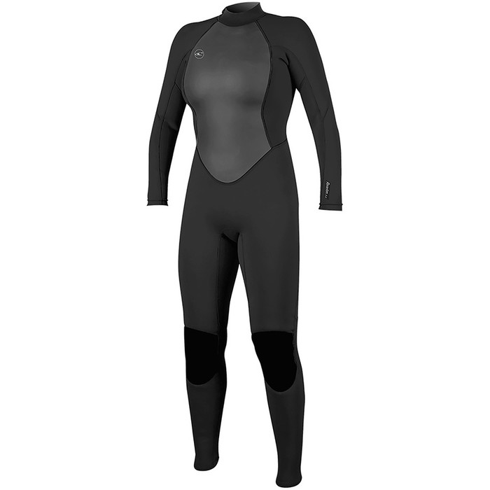 2024 O'Neill Mujer Reactor II 3/2mm Back Zip Neopreno 5042 - Black