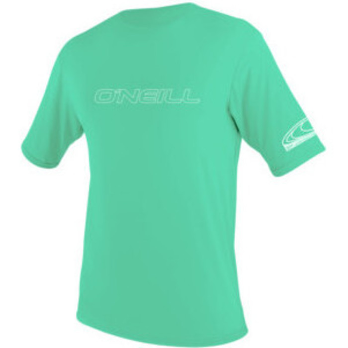 2024 O'Neill Youth Basic Skins Short Sleeve Sun Rash Tee 3422 - Light Aqua