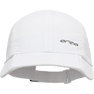 2023 Orca Gorra de running plegable MA17 - Blanca