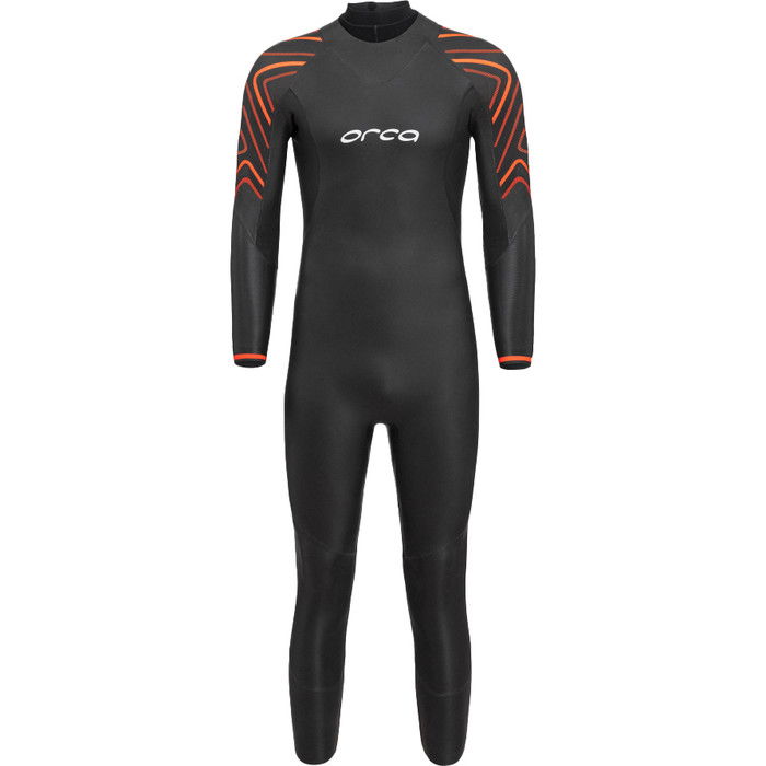 2024 Orca Hombres Vitalis Thermal Back Zip Open Water Swim Neopreno NN2U - Black