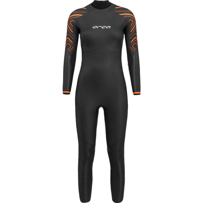 2024 Orca Mujer Vitalis Thermal Back Zip Open Water Swim Neopreno NN6U4801 - Black