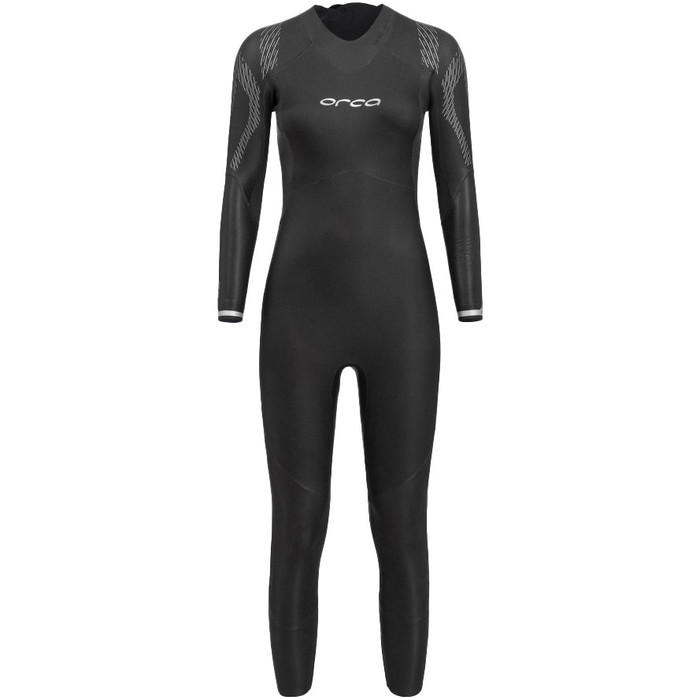 2024 Orca Mujer Zeal Perform Back Zip Open Water Swim Neopreno NN6F4601 - Black