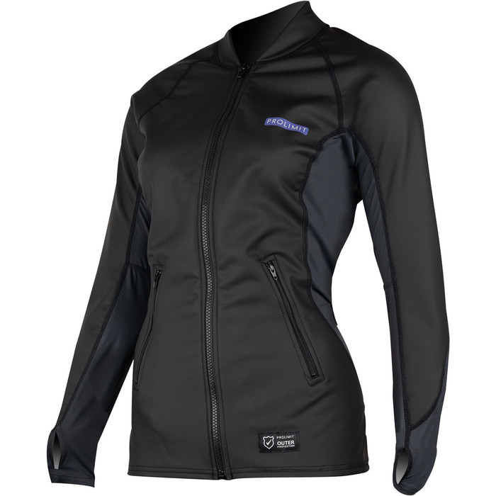 2024 Prolimit Top De Mujer Loosefit Pu Coated Sup 400.14710.040 - Negro / Lavanda