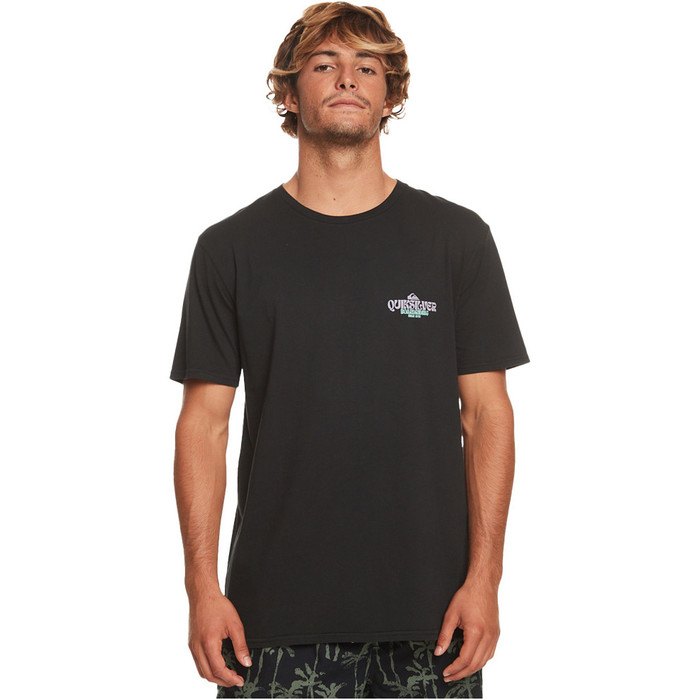 2023 Camiseta Quiksilver Bold Move para hombre EQYZT07493 - Negro