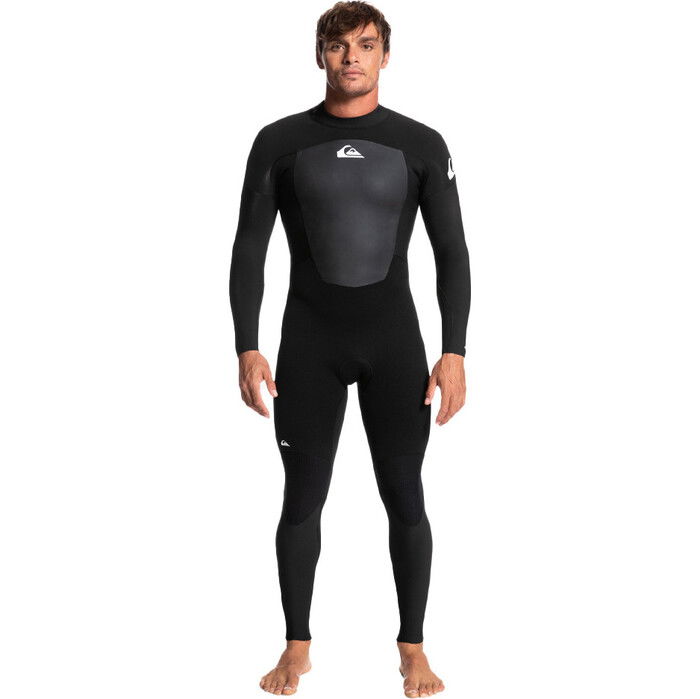 2024 Quiksilver Hombres Prologue 5/4/3mm Back Zip Neopreno EQYW103225 - Black